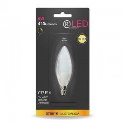 VELA LED E14 6W 420LM 4200ºK dimmable