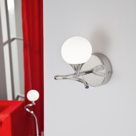 APLIQUE 1 LUZ LOTTO NIQUEL SATINADO