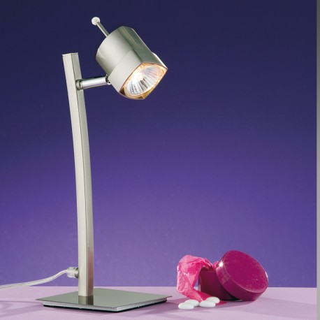 SOBREMESA 1 LUZ MOKA NIQUEL SATINADO SOBREMESA 1 LUZ MOKA NIQUEL SATINADO