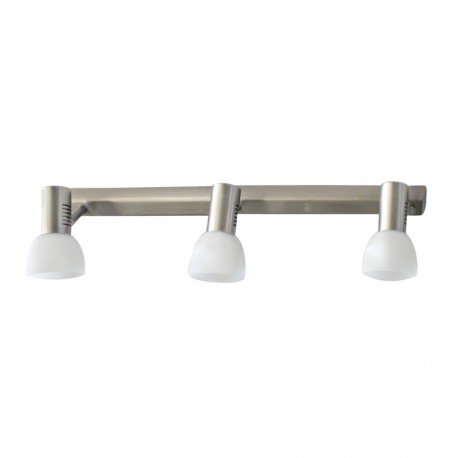 Vetro 3 Spotlight Ceiling Bar – Nickel Vetro 3 Spotlight Ceiling Bar – Nickel