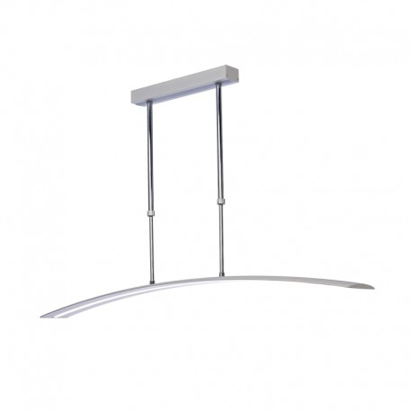 Lámpara Led gris curva Wanda