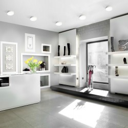 DOWNLIGHT SUPERFICIE  PRIM GRIS (24W.2000LM)