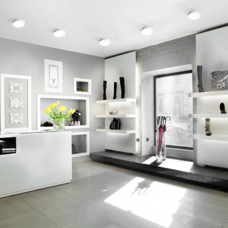 DOWNLIGHT SUPERFICIE  PRIM GRIS (24W.2000LM)