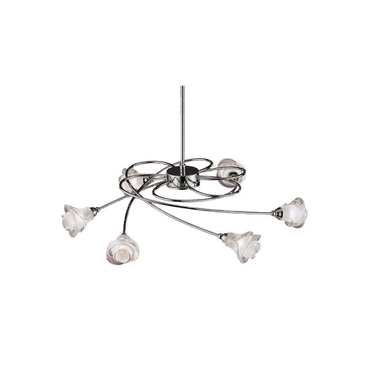 TELESCOPICO 6 LUCES LIS CROMO TELESCOPICO 6 LUCES LIS CROMO