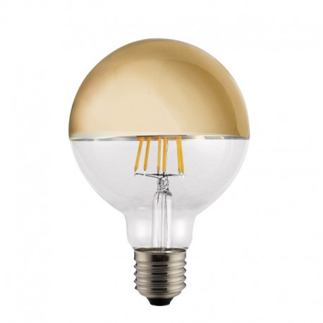 Bombilla LED Half Mirror G125 plata 8w Bombilla LED Half Mirror G125 plata 8w