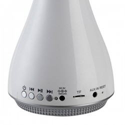 Lámpara de mesa con iluminación LED RGB y altavoz incorporado