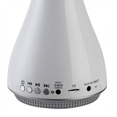 Lámpara de mesa con iluminación LED RGB y altavoz incorporado