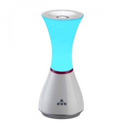 Lámpara de mesa con iluminación LED RGB y altavoz incorporado