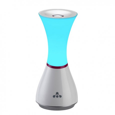 Lámpara de mesa con iluminación LED RGB y altavoz incorporado