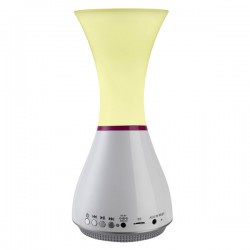 Lámpara de mesa con iluminación LED RGB y altavoz incorporado