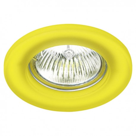 Empotrable fijo redondo cristal amarillo Empotrable fijo redondo cristal amarillo