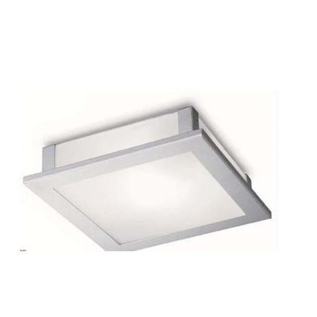 Java Flush Mount Glass Squared