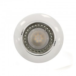 Empotrable LED GU10 6W redondo basculante blanco