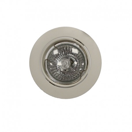 Empotrable GU10 50W redondo basculante blanco Empotrable GU10 50W redondo basculante blanco
