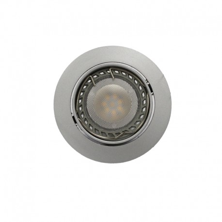 LED Recessed Light GU10 6W Round Steel Tilting