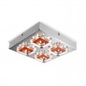 Lunne 4 Light Ceiling Lamp Orange