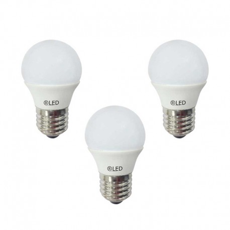 BOMBILLA LEDx3 E27 5W 3000K 520lm