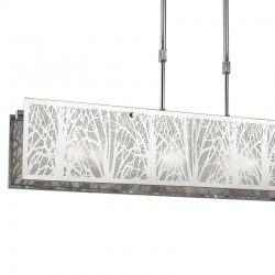 Japan 4-Light Pendant Lamp Rectangular