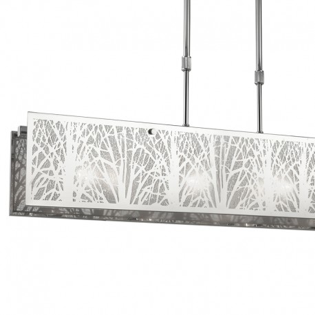 Japan 4-Light Pendant Lamp Rectangular