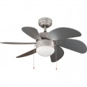 Ventilador 6 palas 76cm -  Tabit plata