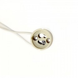GU10 CERAMIC LAMP HOLDER CABLE 18cm