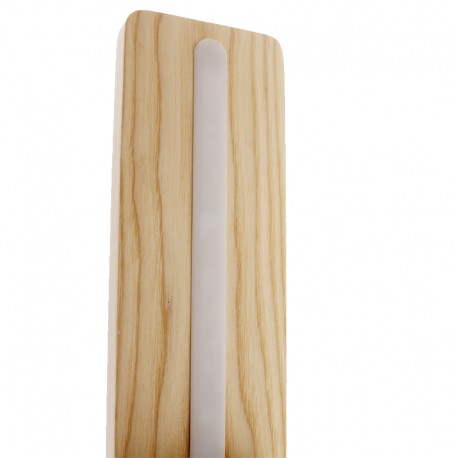 Aplique LED de madera Ravel 5W+3W con USB