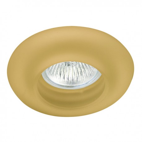 Donut Amber Glass Fixed Recessed Light