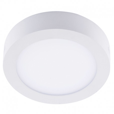 LEd flush ceiling lamp - square grey know