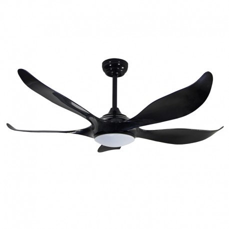 VENTILADOR LED CCT 5 PALAS NORO BLANCO