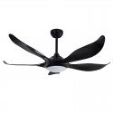 VENTILADOR LED CCT 5 PALAS NORO BLANCO