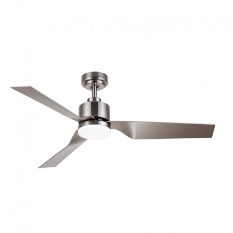 VENTILADOR LED CCT 3 PALAS EKOS PLATA