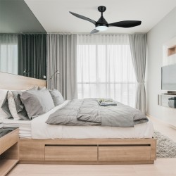 VENTILADOR LED CCT 3 PALAS STEL BLANCO