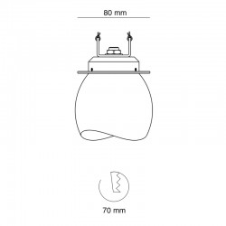 EMPOTRABLE LED FANY 5W 3000K