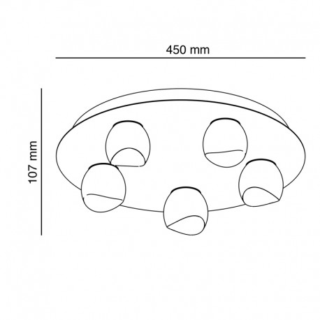 PLAFON LED FANY 25W 3000K