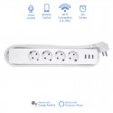 SMART STRIP 4 PLUGS AND 3 USB