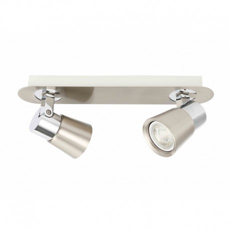 Iris 2-Light 31.5cm Flush Mount GU10 Nickel-Chrome