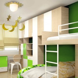 PLAFON DE TECHO INFANTIL AMARILLO FUGAZ