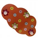 PLAFON DE TECHO INFANTIL NARANJA BLOOM