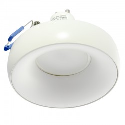 NABILA WHITE ROUND FIXED RECESSED SPOTLIGHT