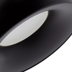 NABILA BLACK ROUND FIXED RECESSED SPOTLIGHT