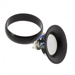 NABILA BLACK ROUND FIXED RECESSED SPOTLIGHT