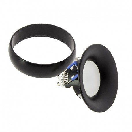 NABILA BLACK ROUND FIXED RECESSED SPOTLIGHT