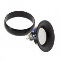 NABILA BLACK ROUND FIXED RECESSED SPOTLIGHT
