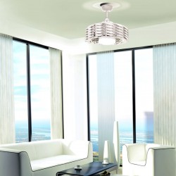 DC LED ceiling fan 24W without blades Alum model