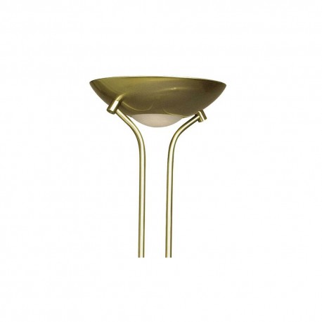 Alari LED Floor Lamp USB Antique Brass