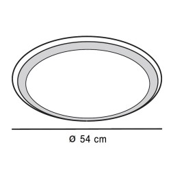 Plafón LED Aiko 100W CCT dimmable