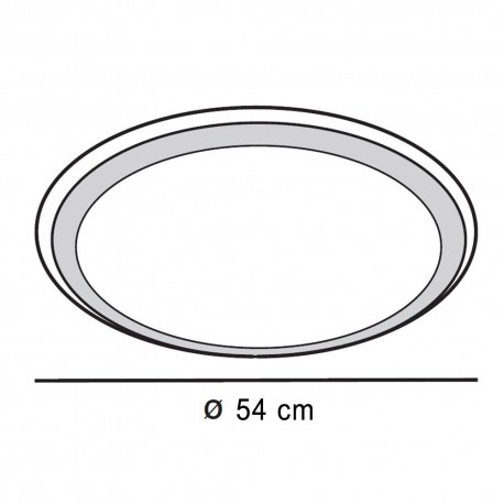 Plafón LED Aiko 100W CCT dimmable