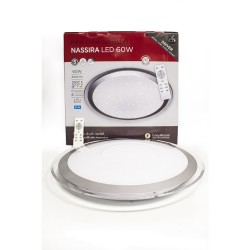 LED flush ceiling light 60W 4500lm Nassira