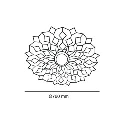 PLAFÓN IBONE 56W 4480lm 3000K