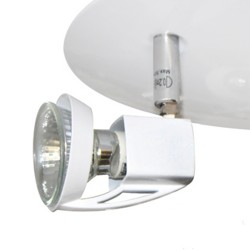Arco 3 Spotlight Ceiling Plate – White